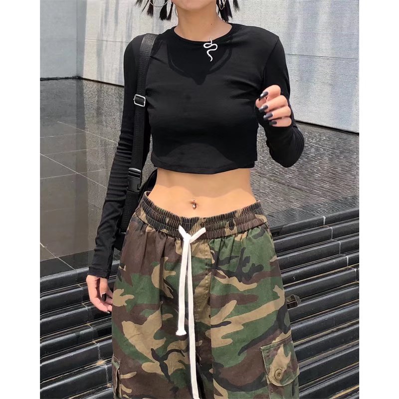 Camo Fit Womens Cargos