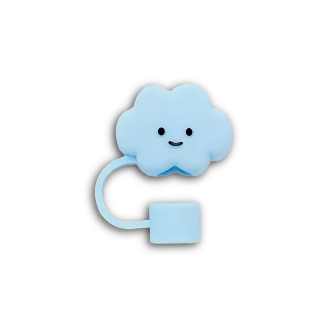 Cute Cloud Straw Cover