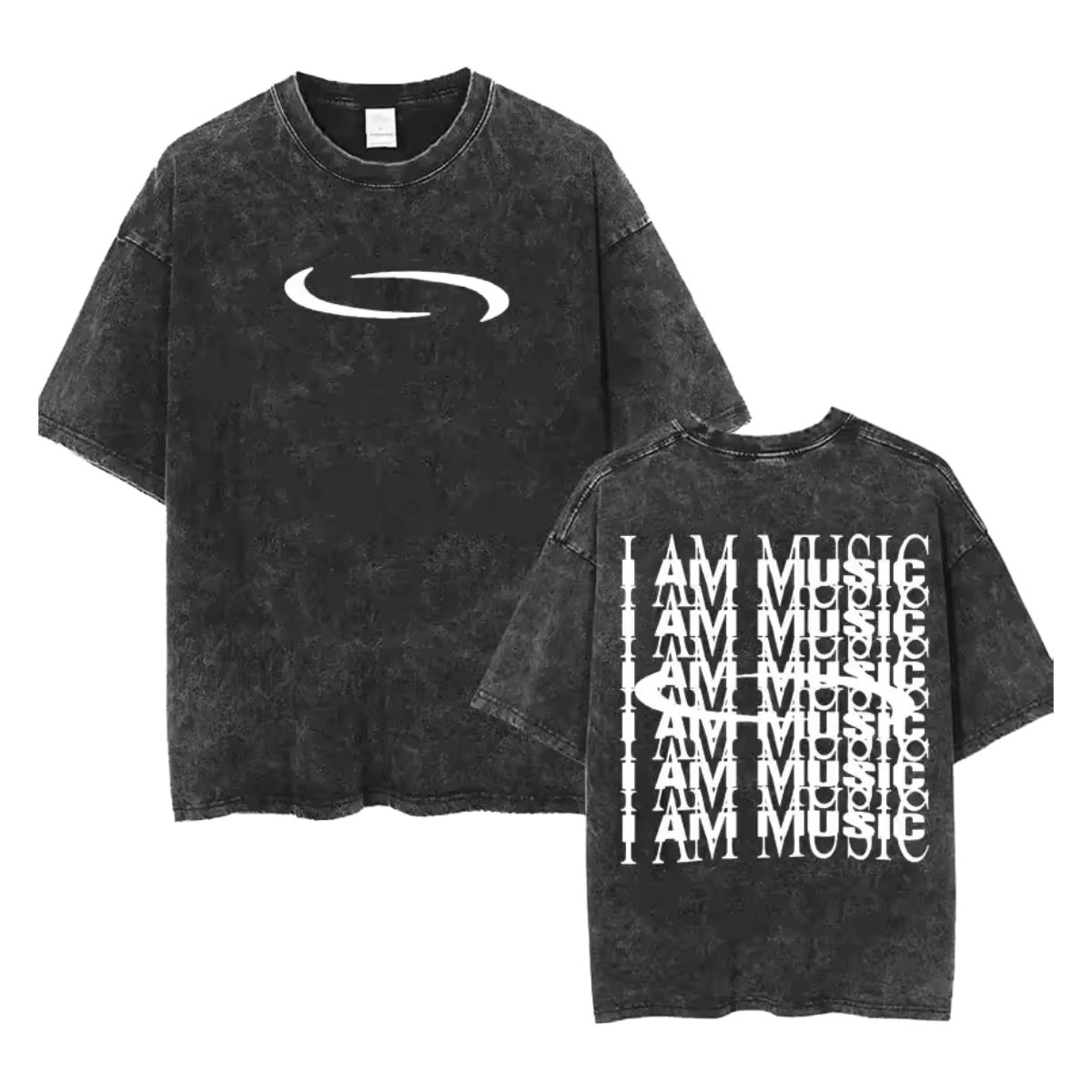 I AM MUSIC Washed T-shirt