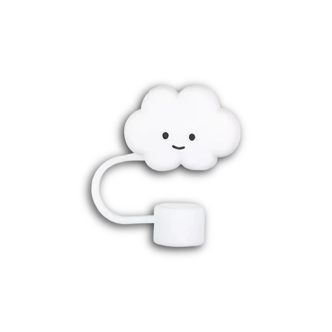 Cute Cloud Straw Cover